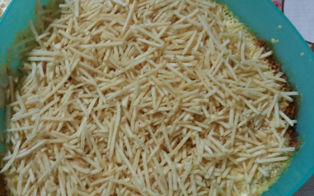 Fricassê de carne moída com requeijão