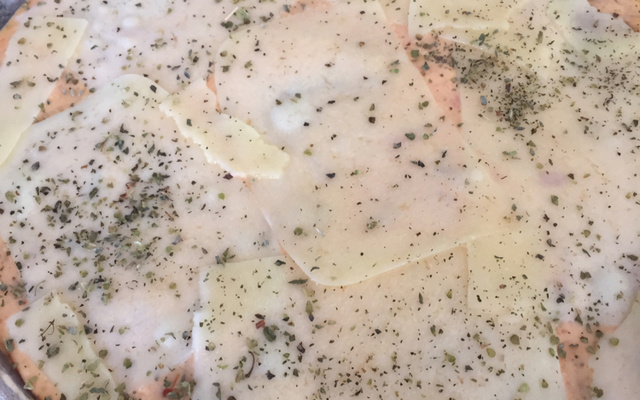 Peixe ao molho rosê