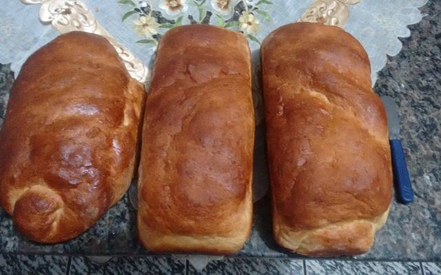 Pão caseiro básico