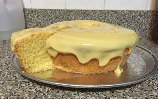 Bolo de maracujá de liquidificador