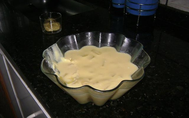 Gelatina com abacaxi