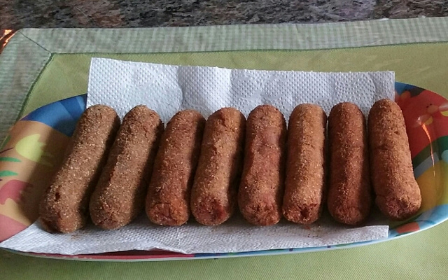 Salsicha empanada fácil