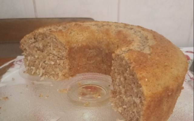 Bolo integral de coco