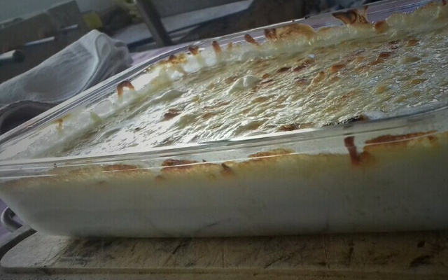 Palmito gratinado do Senise