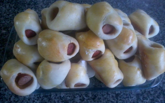 Enroladinho de salsicha