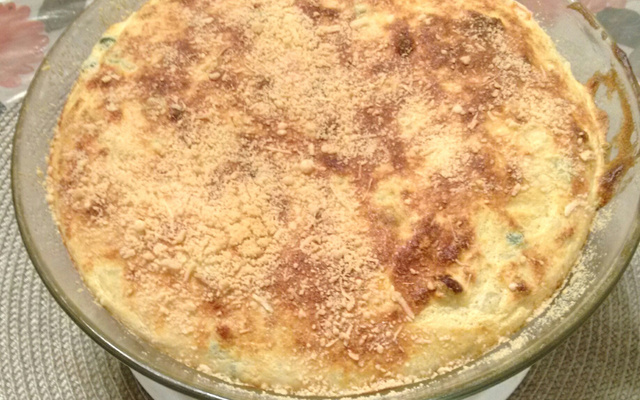 Souflé de legumes delicioso