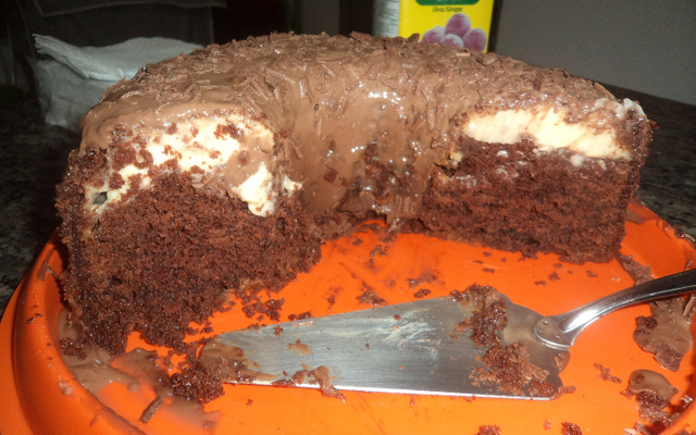 Bolo bomba de chocolate