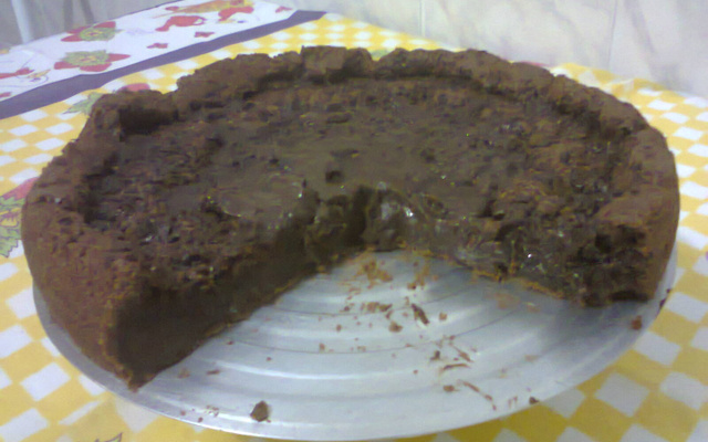 Bolo chocolate-chips