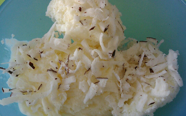 Sorvete de coco de 1 minuto