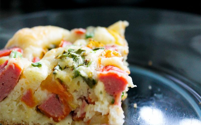 Torta fácil de salsicha