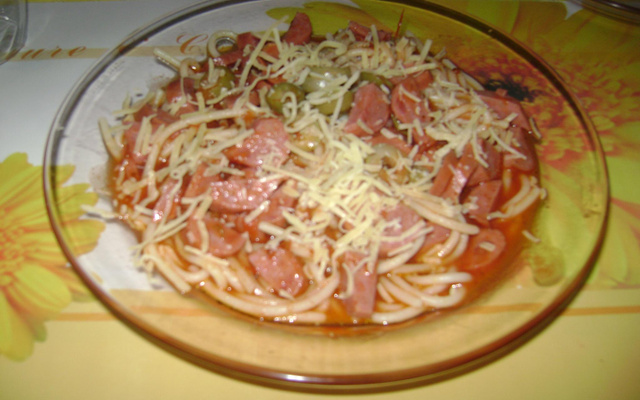 Macarronada à calabresa