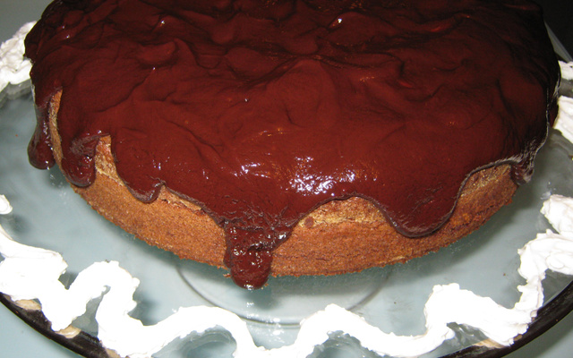 Torta delícia de chocolate fondente