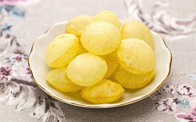 Batata suflê douradinha e crocante