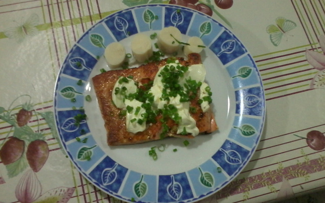 Salmão ao cream cheese