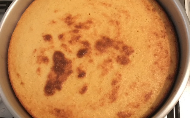 Bolo cremoso de milho