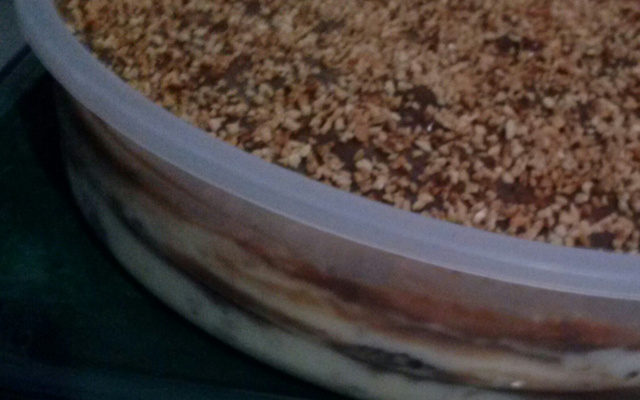 Pavê brasileirinho com brigadeiro