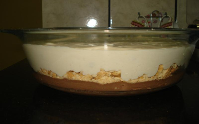 Pavê surpresa de morango