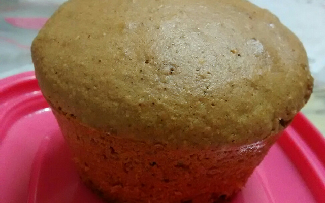 Cupcake integral de pasta de amendoim