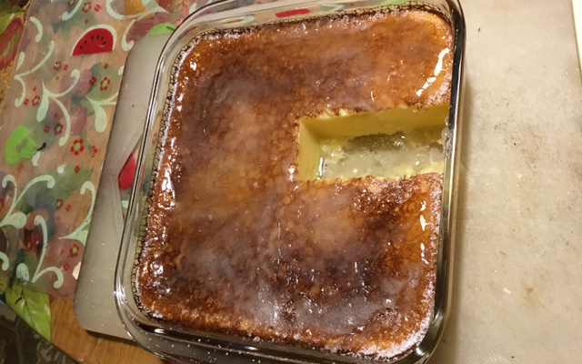 PUDIM DE LEITE NO PIREX