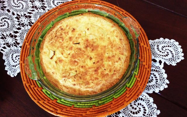 Torta de queijo fresco