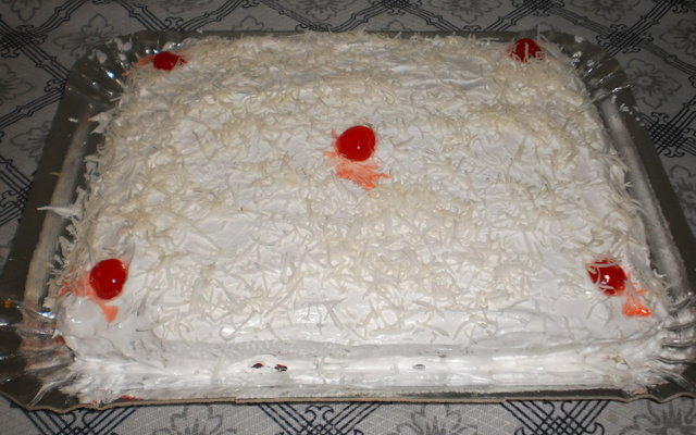 Bolo pão-de-ló com chantilly