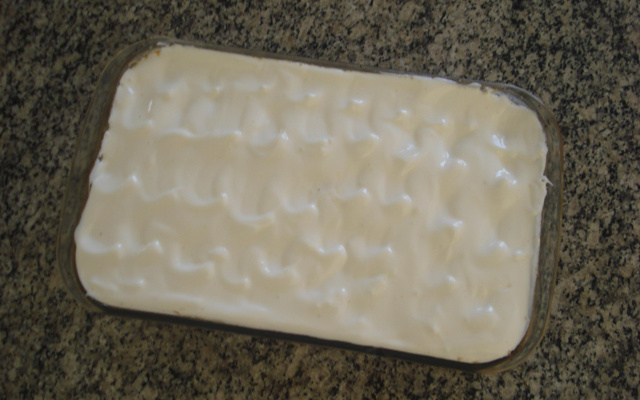 Pavê com bolacha de Maizena