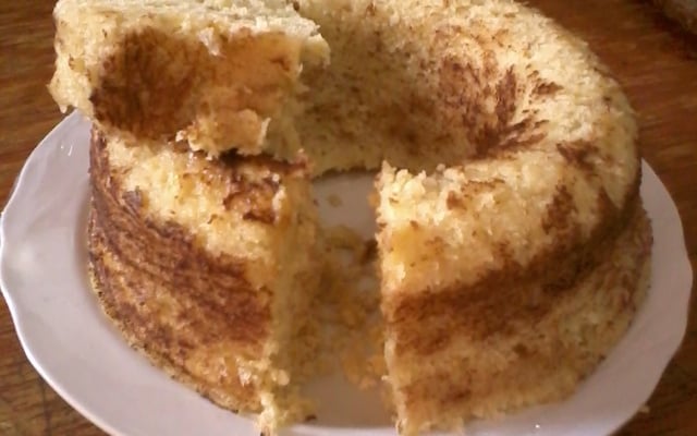 Bolo de banana de microondas