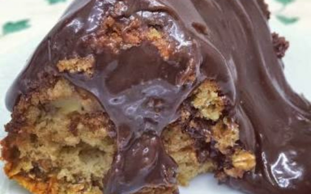 Bolo de banana de micro-ondas