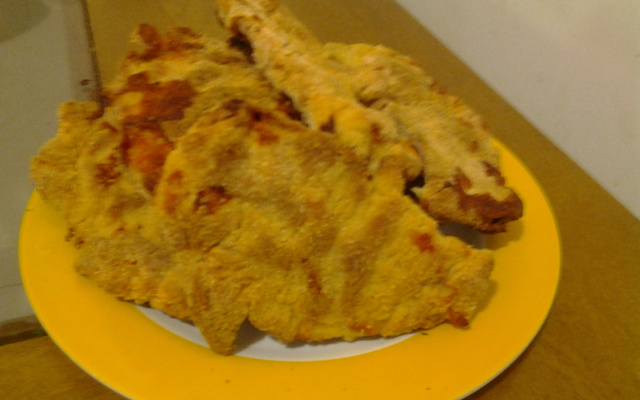 Filé de frango à milanesa sem fritura