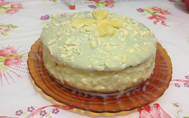 Bolo de abacaxi especial