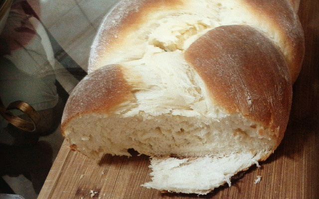 Pão sovado muito macio