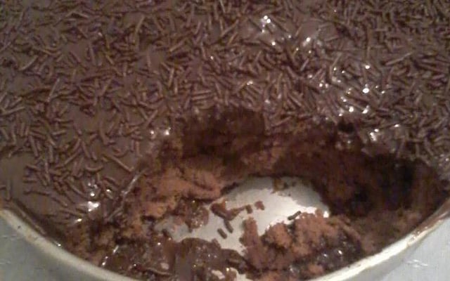 Bolo de chocolate de liquidificador