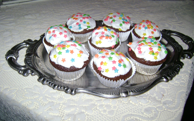 Cupcakes de chocolate