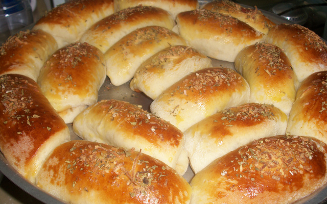 Pão de leite com salsicha