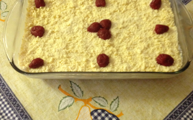 Pavê de chocolate branco