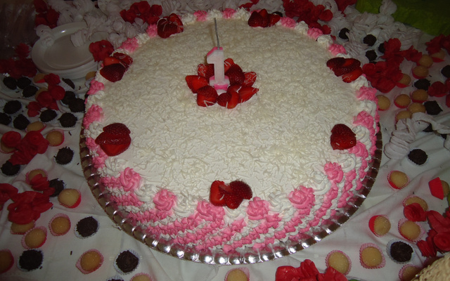 Bolo de morango