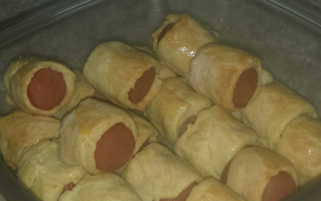 Enroladinho de salsicha