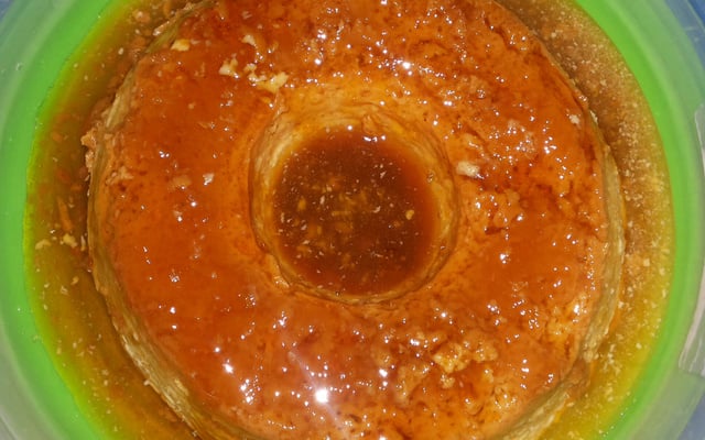 Pudim de micro-ondas