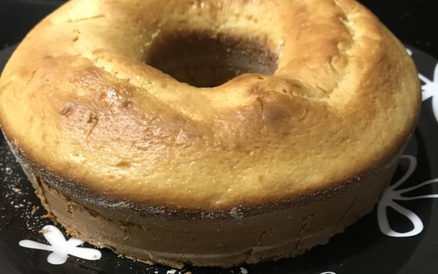 Bolo simples de liquidificador