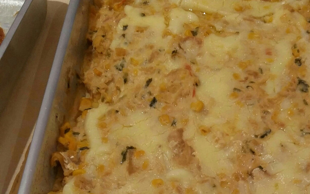 Estrogonofe de bacalhau ao forno