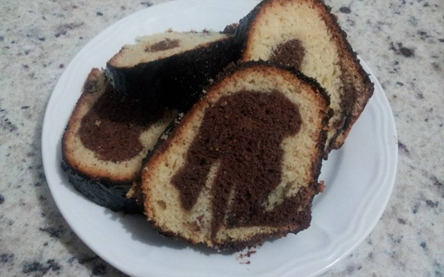 Bolo marmorizado