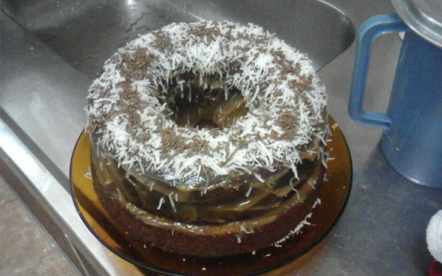Bolo de coco de liquidificador