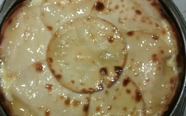 Torta de espinafre com massa de pastel