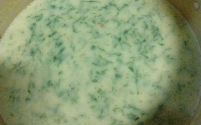 Sopa de agrião com batata