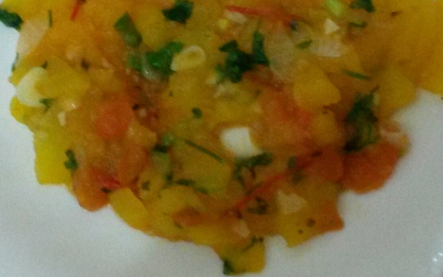 Mandioquinha refogada