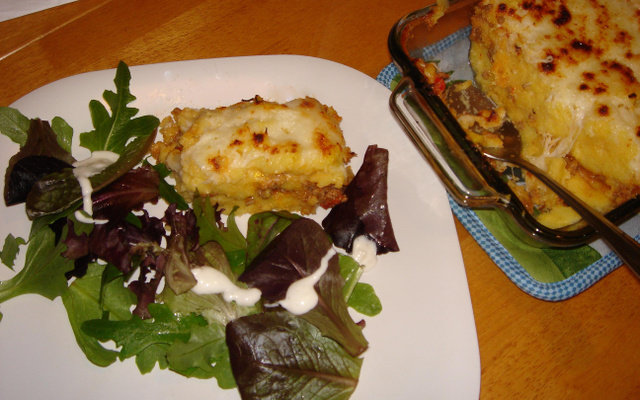 Polenta à Bolonhesa