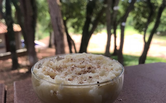 Mingau ou papa de maizena