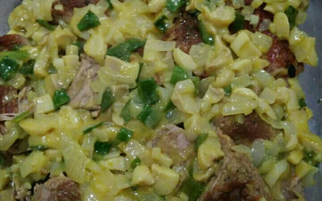 Filé mignon suíno com molho de mostarda