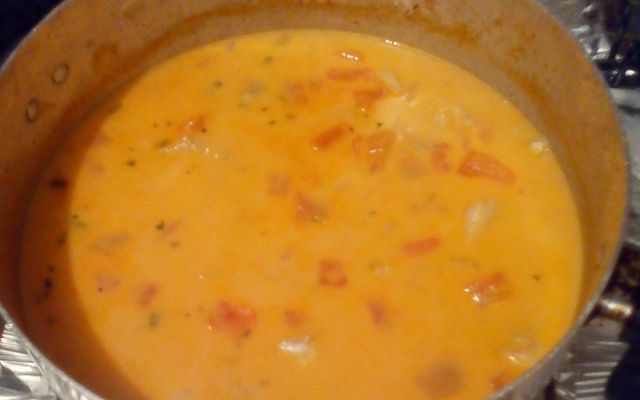 Molho de filé de merluza