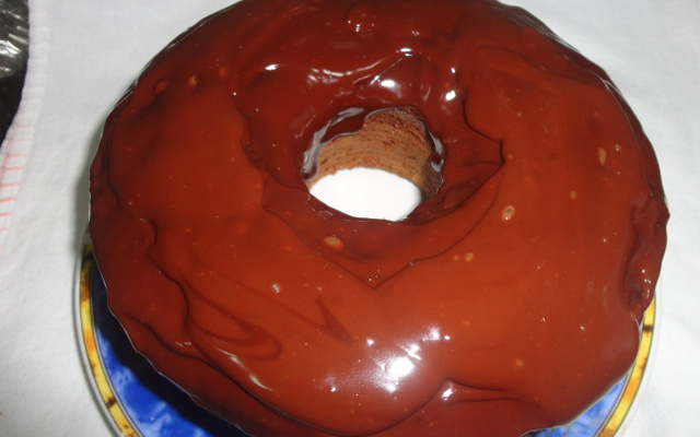 Bolo de chocolate e iogurte